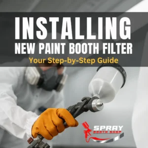 Installing New Paint Booth Filter