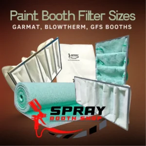 Paint Booth Filter Sizes for Garmat, Blowtherm, and GFS Booths